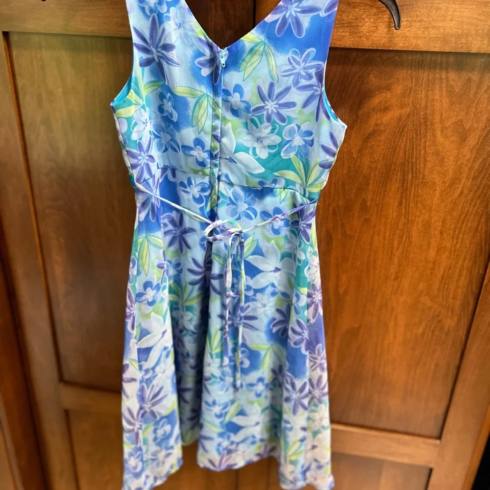 Gently loved~ Girls my michelle Sleeveless Floral Party Dress, 10